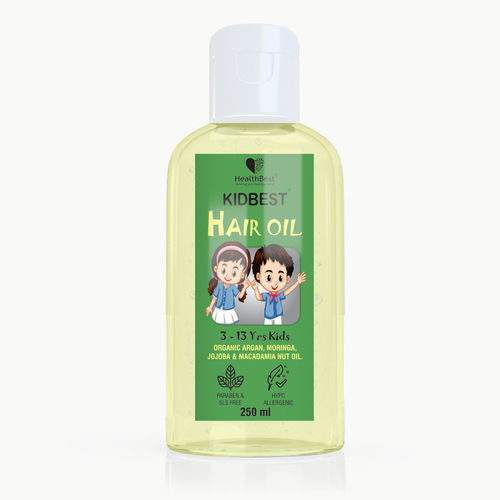 White Kidbest Hair Oil For 3-13 Years - 250Ml