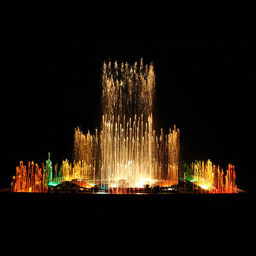 Excellent Ring Fountain With Rgb Underwater Light