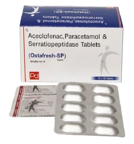 aceclofenac paracetamol serratiopeptidase tablet