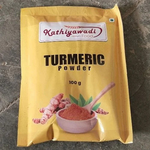 Fssai Certified 100 Gm Packed Kathiyawadi Turmeric Powder