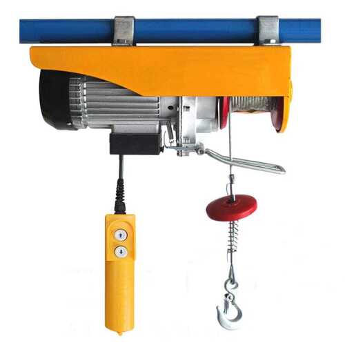 Heavy Duty Electrical Wire Rope Hoist - Durable Electric Power Source | Ideal for Industrial Applications