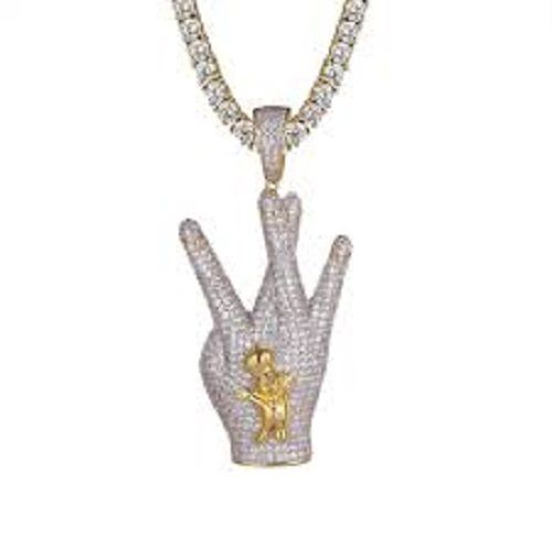 Hip Hop Jewelry - Polished Gold, Silver, Rose Gold with Custom Loose Diamonds | Unisex, Perfect for Gifts and Parties