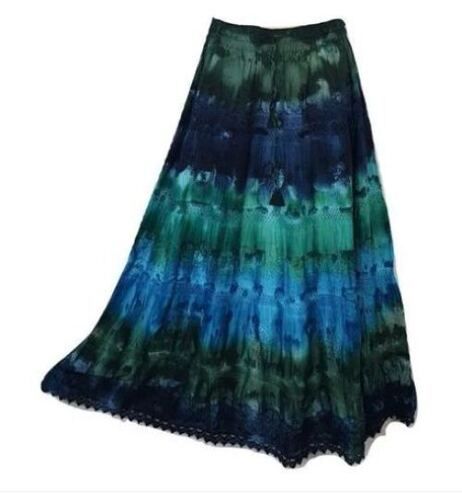 Printed Multi Color Ladies Casual Wear Cotton Skirt