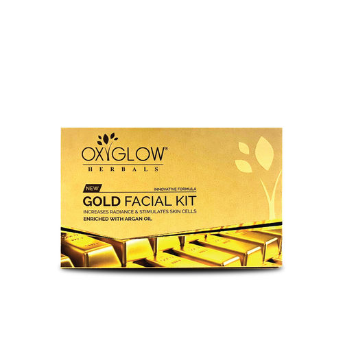 Oxyglow Herbal Gold Facial Kit With Enriched Argan Oil
