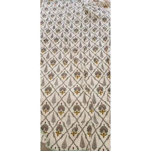 प्रीमियम क्वालिटी और स्टाइलिश कॉटन हैंड लुक बेड शीट