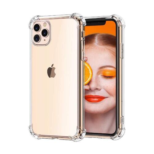 Soft Silicon Mobile Back Cover For Mobile Phones - Soft Silicon Material, Compatible with Apple iPhones, Transparent Color for Sleek Protection