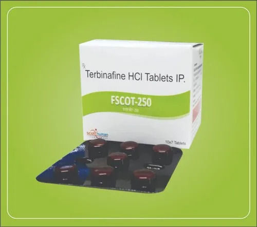 Terbenafine 250 mg Tablets (Pack Size 10x10 Tablets)