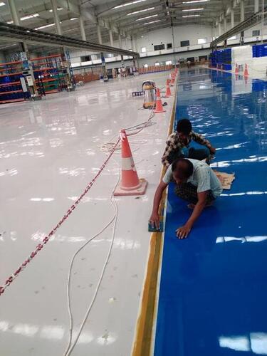 Water Resistance 1mm To 5mm Thickness Epoxy Flooring For Industrial