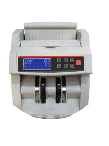 White Automatic Currency Counting Machine (Model - Lcd) With 1000 Counting Speed