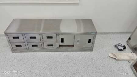 Corrosion Resistant Stainless Steel Lab Drawer Cabinet For Storage 