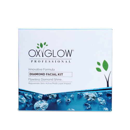 OxyGlow Herbals Facial Kit Diamond Enrich with Jojoba OilBoost Cell Production|Prevent Wrinkles|Maintain Elasticity|Soft Skin|260Gram