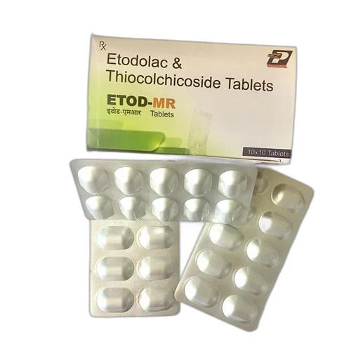 Etodolac and Thiocolchicoside Tablets (Pack 10*10 Tablets)