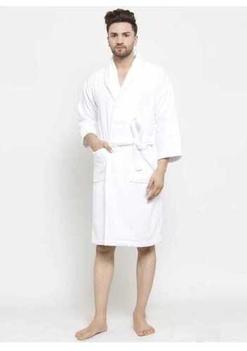 Men Cotton Bathrobe For Home And Hotel Use