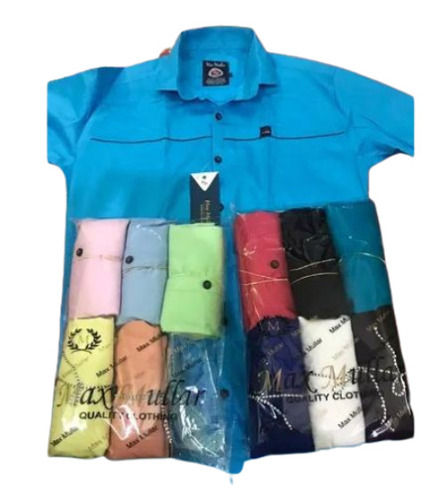 Multi Color Full Sleeves Comfort Fit Mens Cotton Plain Casual Shirts