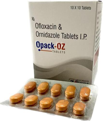 Ofloxacin And Ornidazole Tablet Opack-Oz 