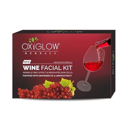 Oxyglow Herbals Wine Facial Kit at Best Price in Faridabad Oxyglow