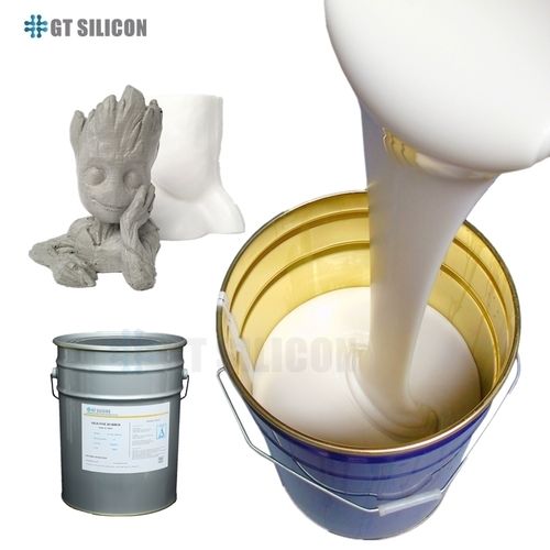 Rtv-2 Liquid Silicone Rubber For Large Sculpture Statue Mould Ash %: 1