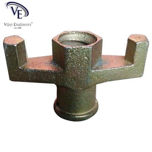 Golden 15 Mm Color Coated Cast Wing Nut For Industrial Use