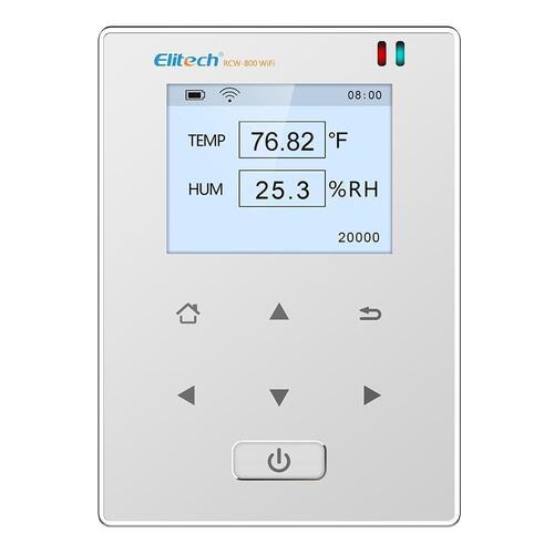 800 Wifi Smart Wireless Temperature Humidity Data Logger, For Cold Storages