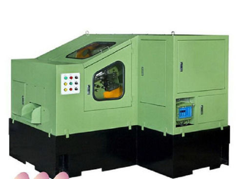 Automatic Thread Rolling Machine - Metal, Green | Slide Type, Lower Power Consumption, Easy Adjusting & High Precision