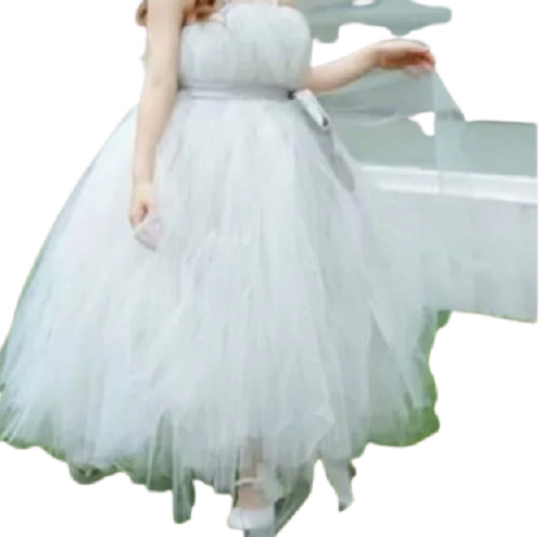 Beautiful And Premium Quality Net Designer Frock For Kids