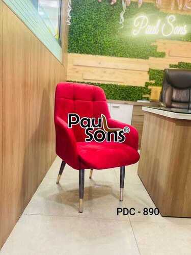 Powder Comfortable And Designer Dining Chair With Velvet Cushion Seat