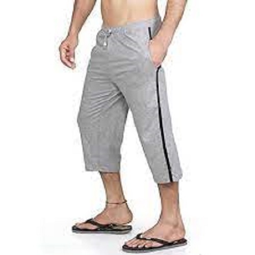 Men Summer Loose Cargo Capri Pants Shorts Cotton Casual Baggy Trousers Plus  Size | eBay