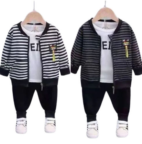 Multi Color Round Neck Full Sleeves Baba Suit