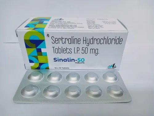 Pharmaceuticals Sertraline Hydrochloride Tablets Ip 50 Mg