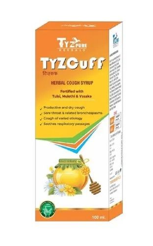 Tyzcuff Herbal Cough Syrup (Packaging Size 100 Ml) Cool And Dry Place