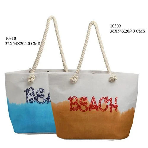 Elegant Look Printed Cotton Beach Bag