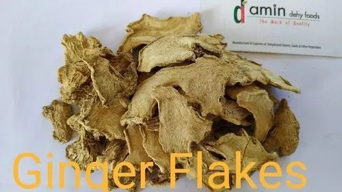 Ginger Flakes For Food Spices, 1 Year Shelf Life