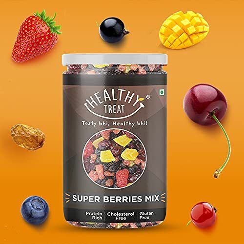 Healthy Treat Super Berries Mix (Blend Of 7 Delicious Tangy Fruits 250 Gm)