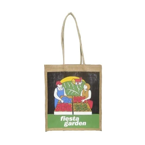 Tear Proof Elegant Look Printed Jute Bag