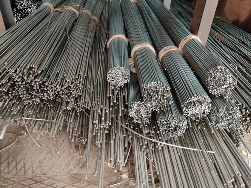 202 Stainless Steel Round Bar, Length 6 Meter