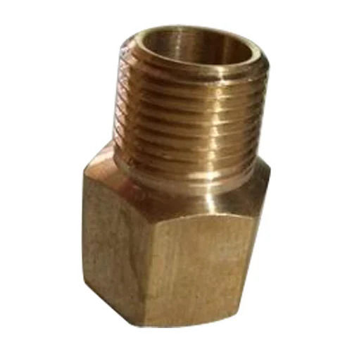 Adapter Nuts - Brass, Round Shape, 0-5mm & 10-15mm Thickness, 1-10mm & 10-20mm Length, Golden Color, ISI Certified, Corrosion Protected, 3-Year Warranty | Suitable for Automobile, Electrical, Furniture, Plumbing