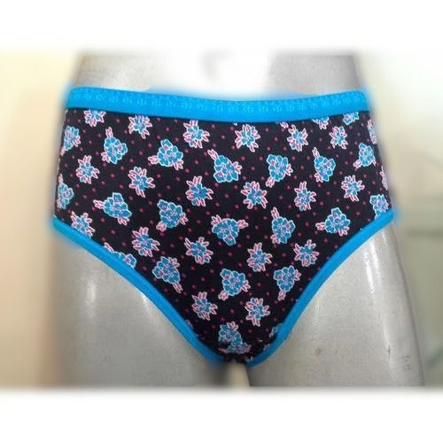 All Blue Printed Ladies Panties With M To 3Xl Size