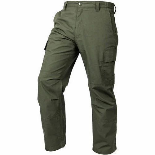 Woven Comfortable And Washable Olive Green Cargo Plain With Pocket Jogger  Pants For Men at Best Price in Akola