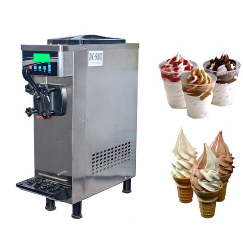 Semi Automatic Softy Vending Ice Cream Machine For Commercial Use