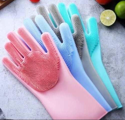 Silicone hand gloves