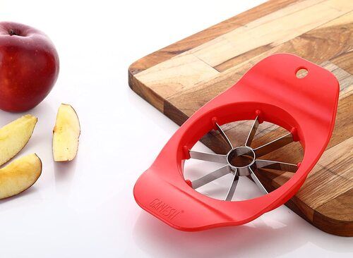 Stainless Steel Blade And PVC Plastic Body Apple Cutter