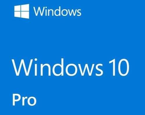 Microsoft Windows 10 Pro Software Application