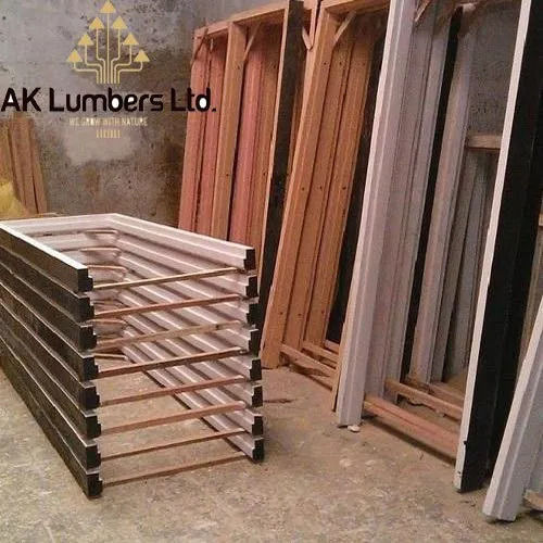 6 X 3.5 Feet Teak Wood Rectangular Wooden Door Frame For Doors