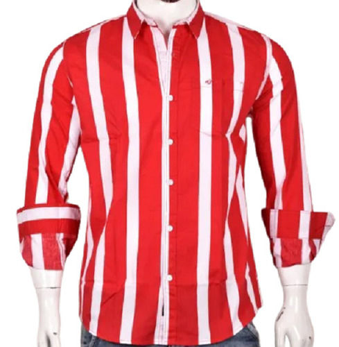 Stylish And Premium Quality Striped Collar Shirt For Men 