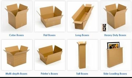 Brown Kraft Paper Corrugated Boxes For Multiple Packaging Use