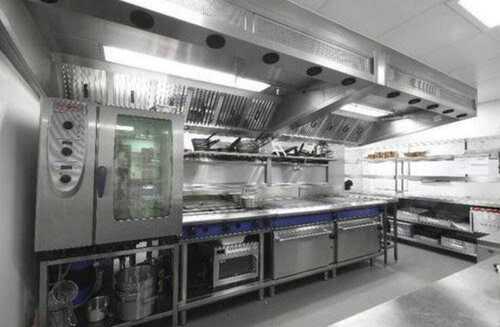 Stainless Steel Modular Kitchen For Hotel And Hotel Use