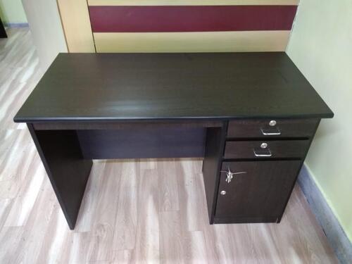 Wooden Table For Office With 3 Drawer