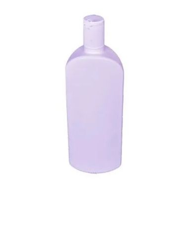 White 200 Ml Oval Shaped Empty Plastic Bottle