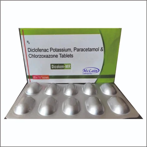 Diclofenac Paracetamol Chlorzoxazone Tablets