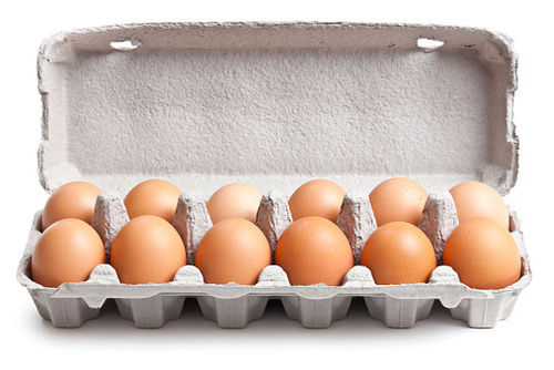 High Nutritious Brown Egg Tray